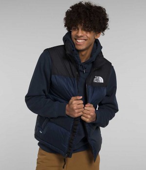 The North Face 1996 Retro Nuptse Γιλεκο ανδρικα σκουρο μπλε | GREECE OAYUCFV