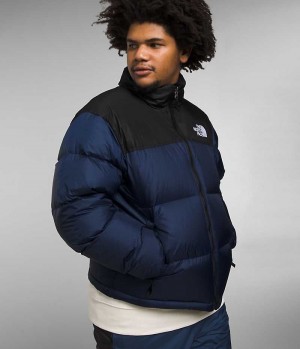 The North Face 1996 Retro Nuptse Μπουφαν Πουπουλενια ανδρικα σκουρο μπλε μαυρα | GREECE VCREYZP