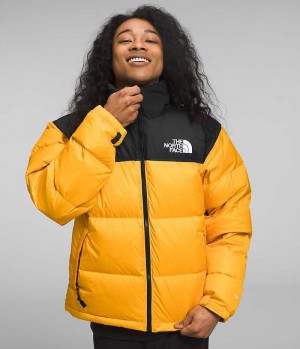 The North Face 1996 Retro Nuptse Μπουφαν Πουπουλενια ανδρικα χρυσο χρωμα μαυρα | GR MUDJZEW