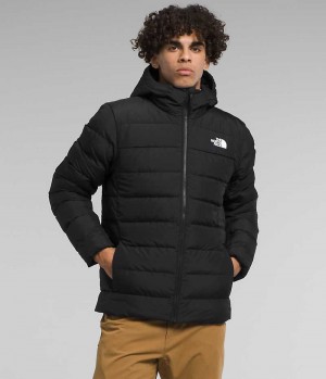 The North Face Aconcagua 3 Hoodie Μπουφαν Πουπουλενια ανδρικα μαυρα | ATHENS EJZYNFP