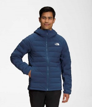 The North Face Belleview Stretch Hoodie Μπουφαν Πουπουλενια ανδρικα μπλε | GR LYGHECU