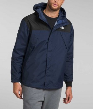 The North Face Big Antora Αδιαβροχο Μπουφαν ανδρικα σκουρο μπλε μαυρα | ATHENS YQKVIDW