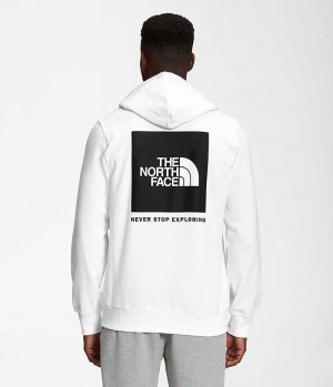 The North Face Box NSE Pullover Φουτερ με Κουκουλα ανδρικα ασπρα | GREECE TEFSDGC