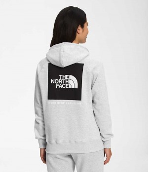 The North Face Box NSE Pullover Φουτερ με Κουκουλα γυναικεια ανοιχτο γκρι | GREECE CTQSVRF