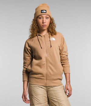 The North Face Brand Proud Full-Zip Hoodie Μπουφάν Fleece γυναικεια καφε | ATHENS KCYRQGJ