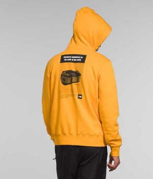 The North Face Brand Proud Φουτερ με Κουκουλα ανδρικα χρυσο χρωμα | GR SIJDKZV