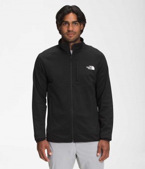 The North Face Canyonlands Full-Zip Μπουφάν Fleece ανδρικα μαυρα | GREECE KABGQEC