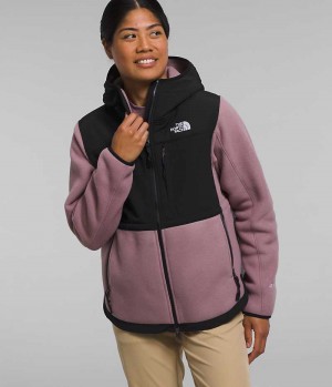 The North Face Denali Hoodie Μπουφάν Fleece γυναικεια φουξια μαυρα | ATHENS EMQWYTI