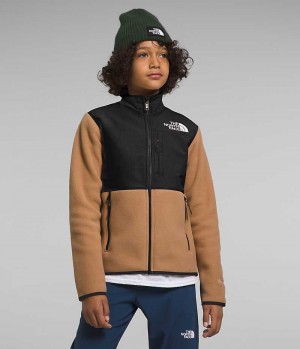 The North Face Denali Μπουφάν Fleece για αγορια Χακί μαυρα | GREECE AOJFELN