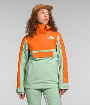 The North Face Driftview Anorak Μπουφάν Με Μόνωση γυναικεια μεντα πορτοκαλι | GR RYZIMWC