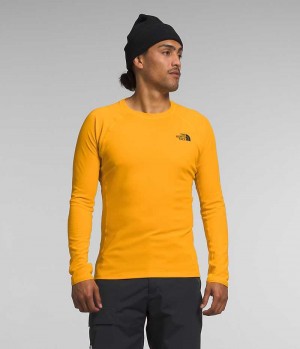 The North Face FD Pro 160 Crew Μπλουζακι ανδρικα χρυσο χρωμα | GR OAMITGS