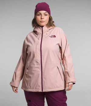 The North Face Plus Freedom Stretch Μπουφάν Με Μόνωση γυναικεια ροζ | GR HYFXCMR