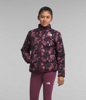 The North Face Reversible Mossbud Μπουφάν Fleece για κοριτσια Πολύχρωμο | GR CDPWYMF