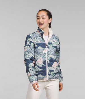 The North Face Reversible Mossbud Μπουφάν Fleece για κοριτσια Πολύχρωμο | GR FWAHSQZ