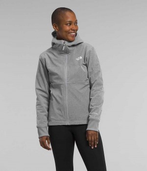 The North Face Shelbe Raschel Hoodie Softshell μπουφαν γυναικεια γκρι | ATHENS SVOJPWY