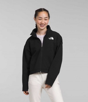 The North Face TNF™ Tech Full-Zip Μπουφάν Fleece για κοριτσια μαυρα | ATHENS DOWETSB