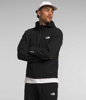 The North Face Tekware™ Grid Hoodie Μπουφάν Fleece ανδρικα μαυρα | GR DPKZEQG