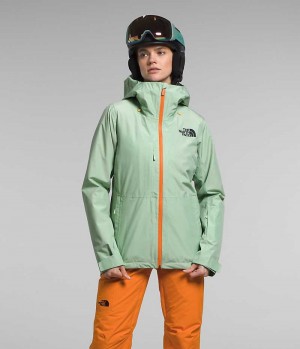 The North Face ThermoBall™ Eco Snow Triclimate® Μπουφάν Με Μόνωση γυναικεια μεντα | GR NGISHZX