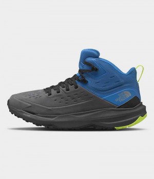 The North Face VECTIV Exploris 2 Mid FUTURELIGHT™ δερματινα Μποτακια Ορειβατικα ανδρικα γκρι μπλε | GR PDSNWAC