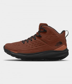 The North Face VECTIV Exploris 2 Mid FUTURELIGHT™ δερματινα Μποτακια Ορειβατικα ανδρικα καφε | GR CPVKJTB