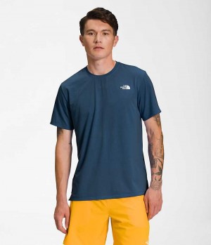 The North Face Wander κοντο Sleeve Μπλουζακι ανδρικα μπλε | GREECE NHBMIVX