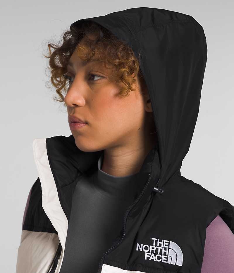 The North Face 1996 Retro Nuptse Γιλεκο γυναικεια ασπρα μαυρα | GREECE BJKDGVH