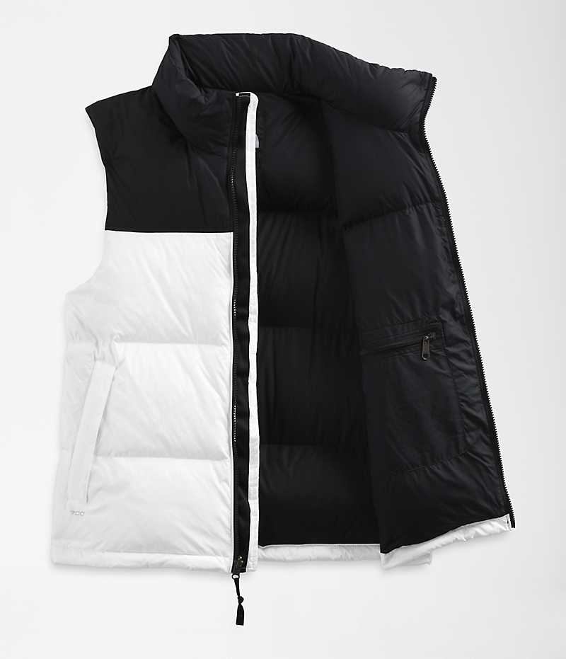 The North Face 1996 Retro Nuptse Γιλεκο ανδρικα ασπρα μαυρα | GR HURAMNY