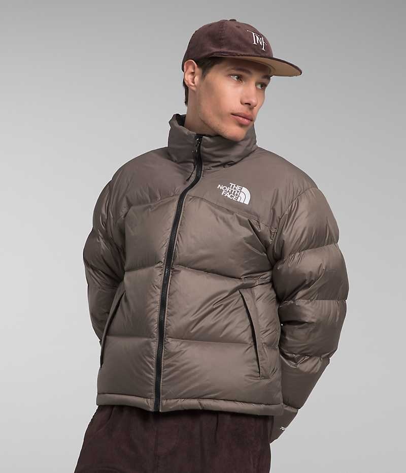 The North Face 1996 Retro Nuptse Μπουφαν Πουπουλενια ανδρικα καφε | GREECE HTFWQAX