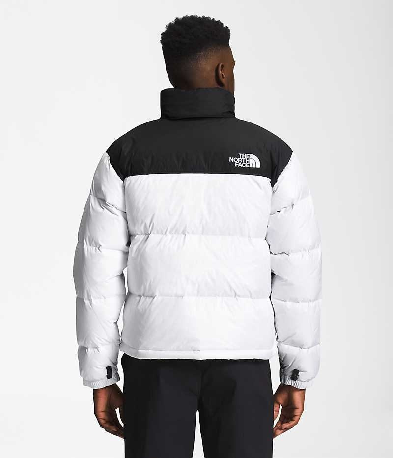 The North Face 1996 Retro Nuptse Μπουφαν Πουπουλενια ανδρικα ασπρα μαυρα | GR JWTNLUB