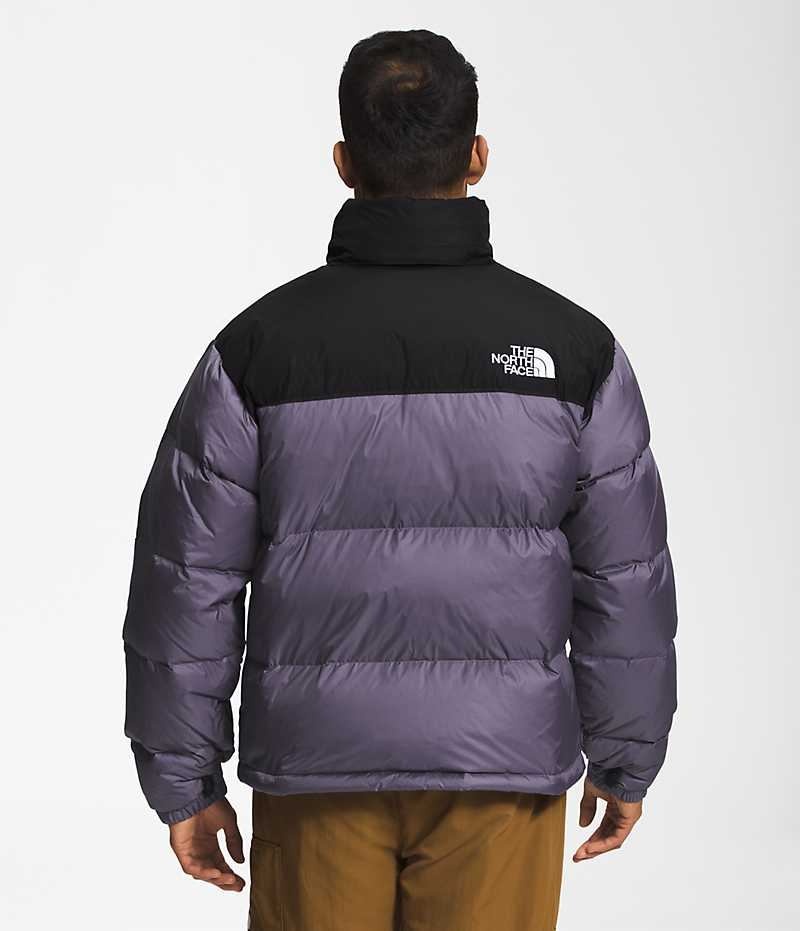 The North Face 1996 Retro Nuptse Μπουφαν Πουπουλενια ανδρικα μωβ μαυρα | GR QYIZNAR