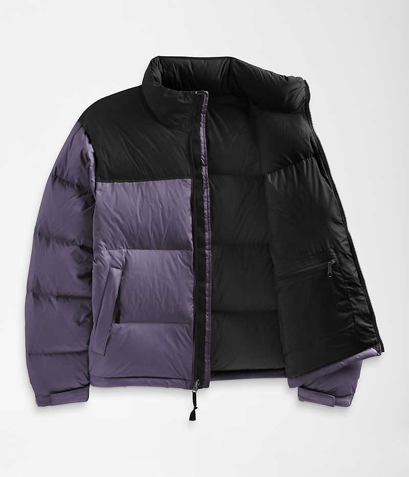 The North Face 1996 Retro Nuptse Μπουφαν Πουπουλενια ανδρικα μωβ μαυρα | GR QYIZNAR