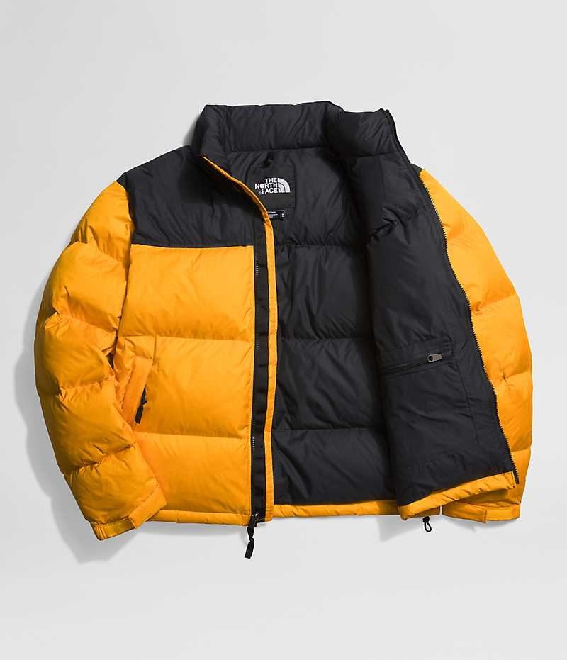 The North Face 1996 Retro Nuptse Μπουφαν Πουπουλενια ανδρικα χρυσο χρωμα μαυρα | GR MUDJZEW