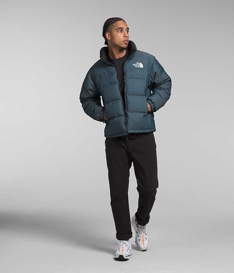 The North Face ’92 Reversible Nuptse Μπουφαν Πουπουλενια ανδρικα μπλε | GREECE UBIFRZQ