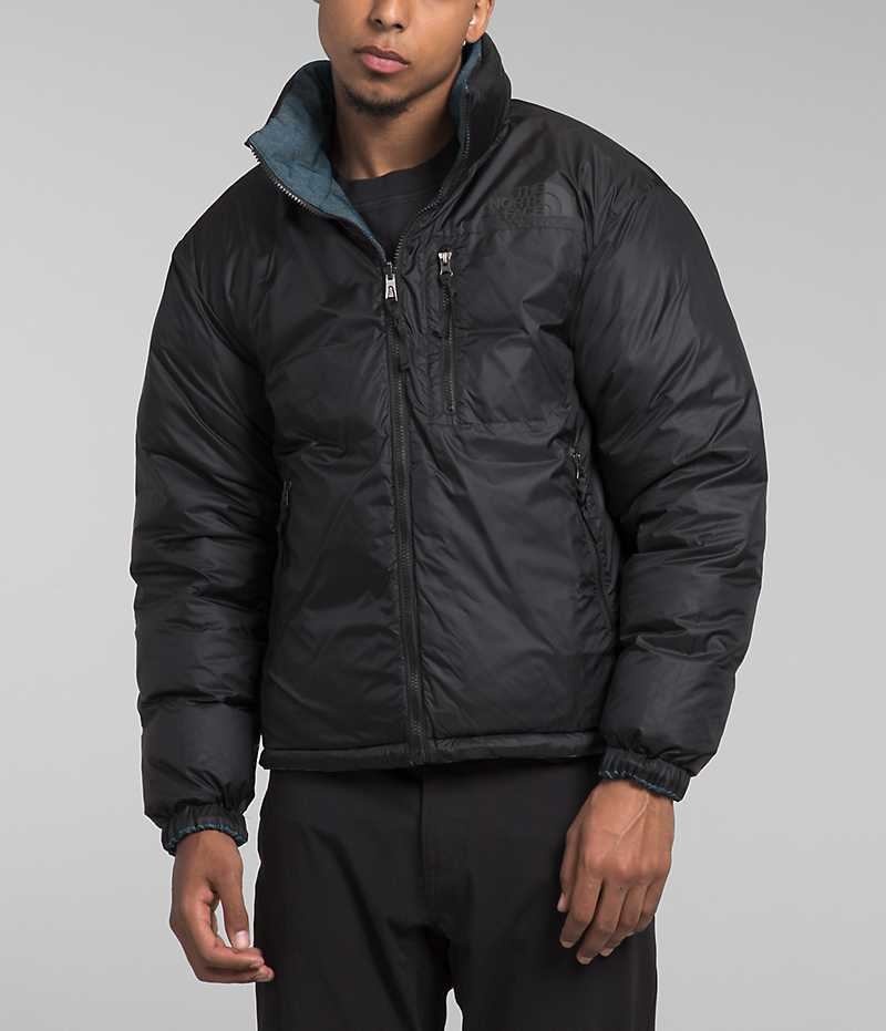 The North Face ’92 Reversible Nuptse Μπουφαν Πουπουλενια ανδρικα μπλε | GREECE UBIFRZQ