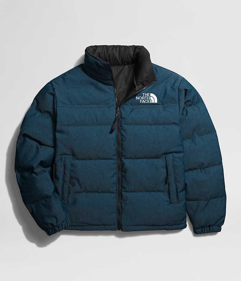 The North Face ’92 Reversible Nuptse Μπουφαν Πουπουλενια ανδρικα μπλε | GREECE UBIFRZQ