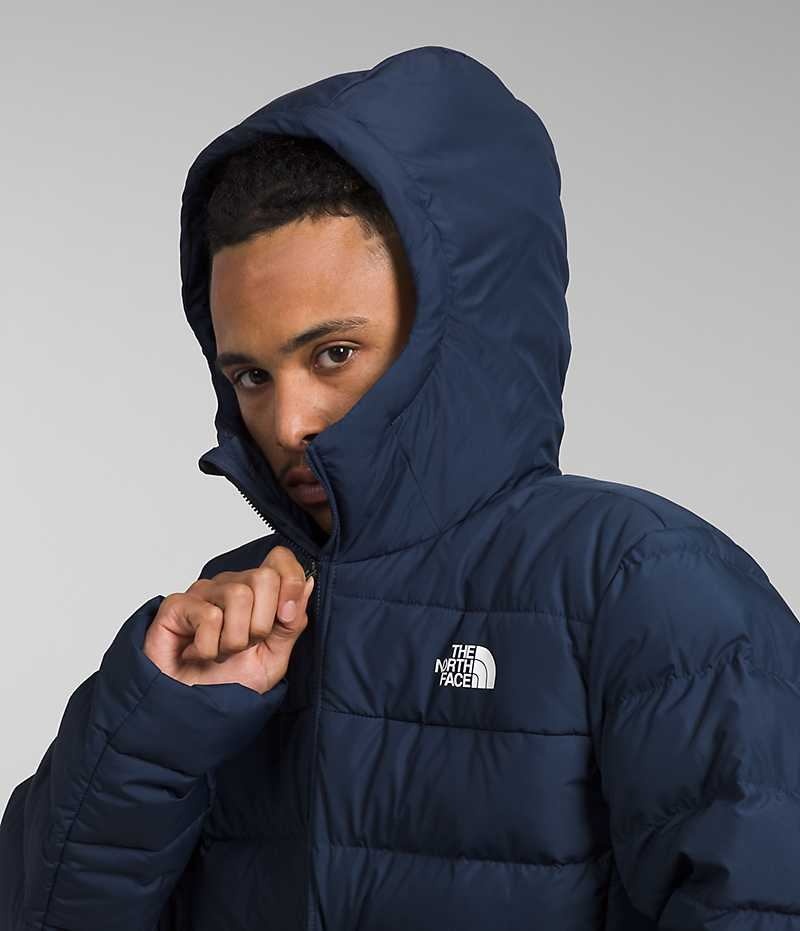 The North Face Aconcagua 3 Hoodie Μπουφαν Πουπουλενια ανδρικα σκουρο μπλε | GR VOPMJAQ