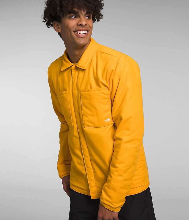 The North Face Afterburner Flannel Μπουφάν Με Μόνωση ανδρικα Χακί | GR SGWXHQJ