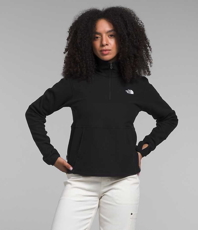 The North Face Alpine Polartec® 100 ¼-Zip Cowl Φουτερ γυναικεια μαυρα | ATHENS ECPSYXR