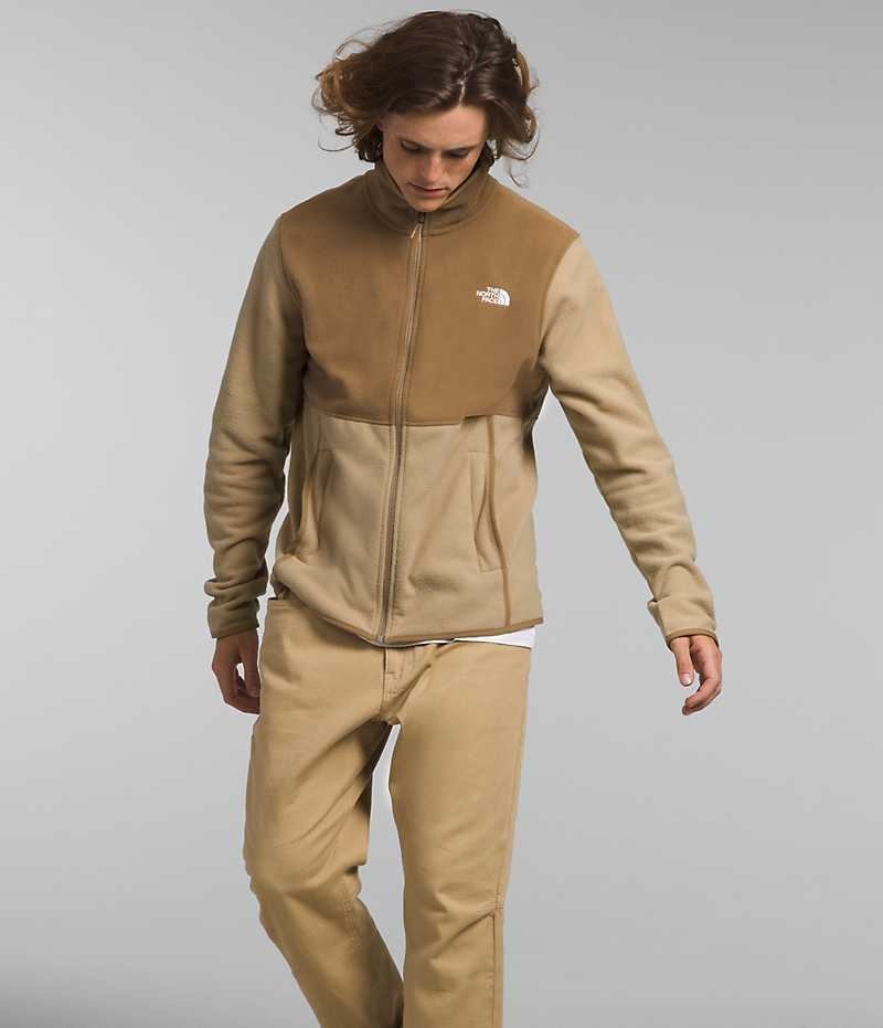 The North Face Alpine Polartec® 100 Μπουφάν Fleece ανδρικα Χακί καφε | GR YLUGWSX