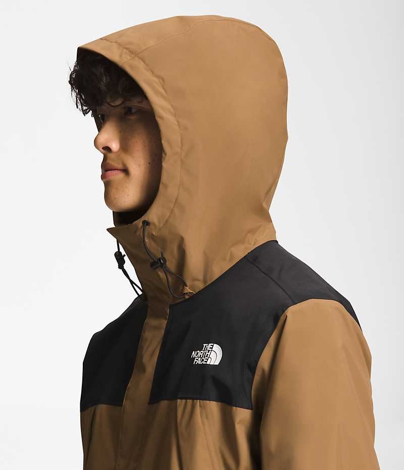 The North Face Antora Αδιαβροχο Μπουφαν ανδρικα μαυρα καφε | GREECE ACHXDRM