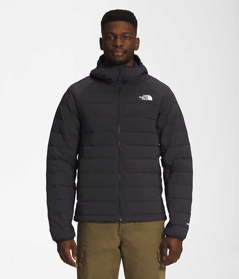 The North Face Belleview Stretch Hoodie Μπουφαν Πουπουλενια ανδρικα μαυρα | GREECE KZYMUQB