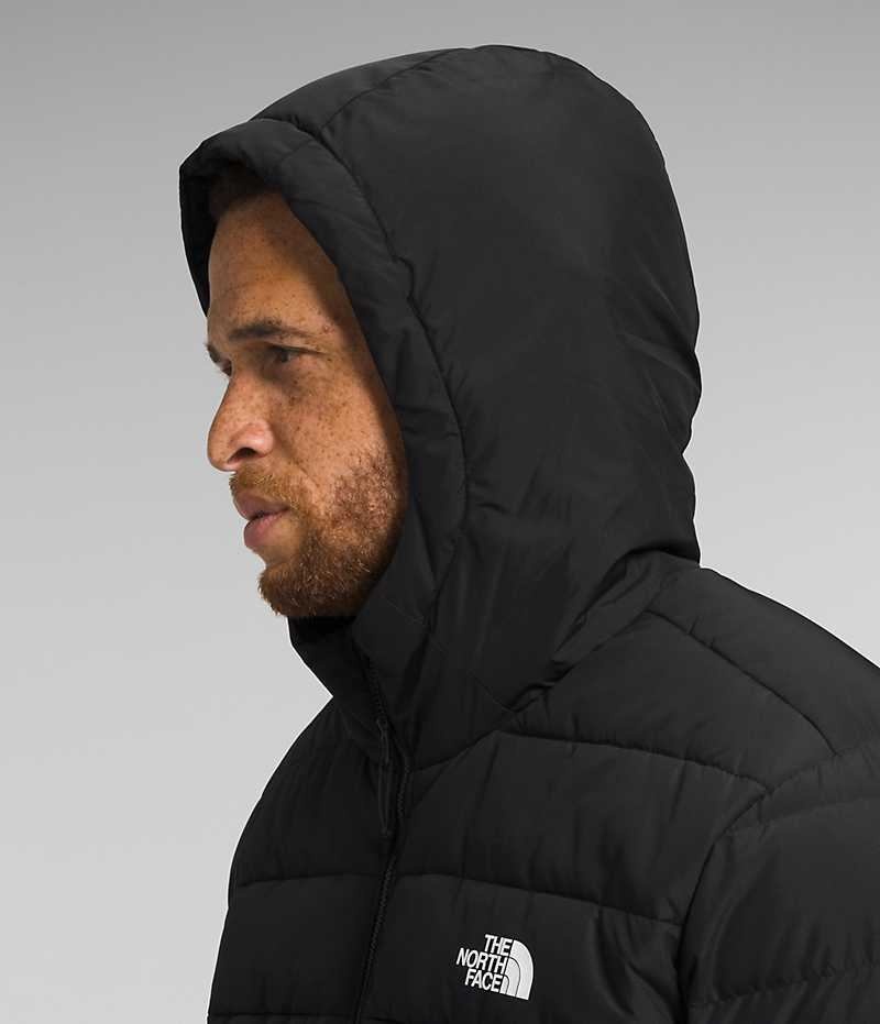 The North Face Big Aconcagua 3 Hoodie Μπουφαν Πουπουλενια ανδρικα μαυρα | ATHENS SLHPTYI