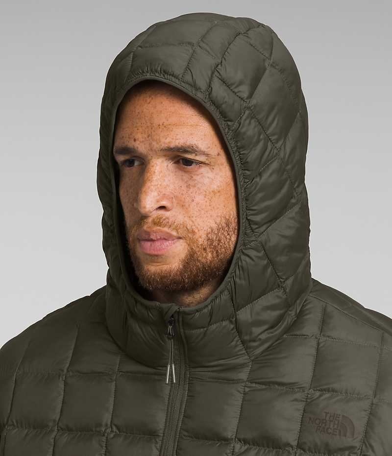 The North Face Big ThermoBall™ Eco Hoodie 2.0 Μπουφαν Πουπουλενια ανδρικα Ελιά | ATHENS ZJVIFGY