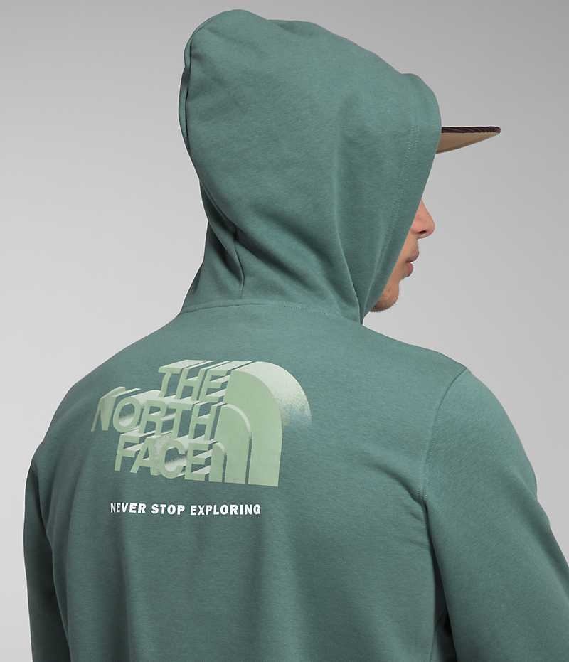 The North Face Box NSE Pullover Φουτερ με Κουκουλα ανδρικα πρασινο | GREECE QCNJAOV