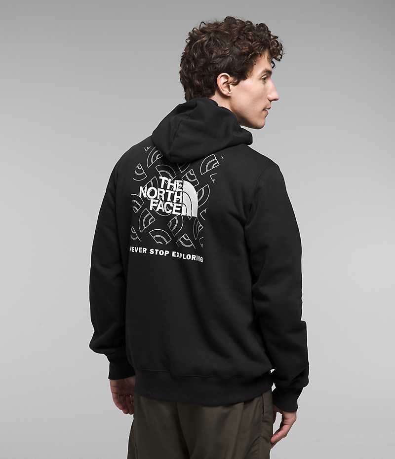 The North Face Box NSE Pullover Φουτερ με Κουκουλα ανδρικα μαυρα | GREECE TMRLQZJ