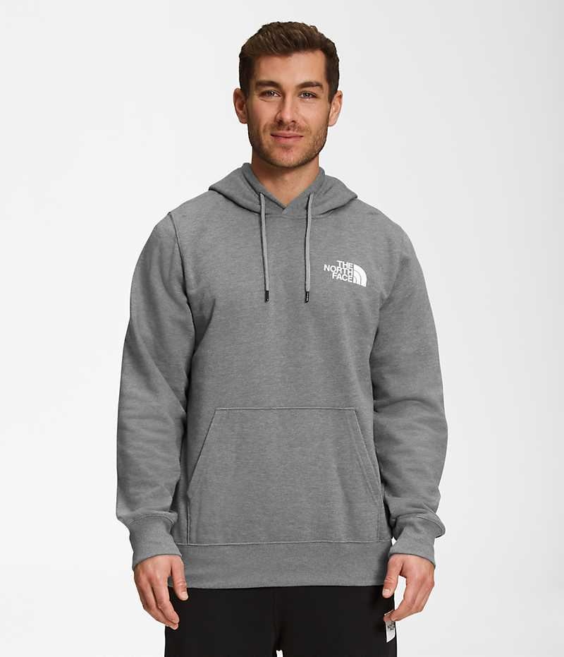 The North Face Box NSE Pullover Φουτερ με Κουκουλα ανδρικα γκρι | GREECE PAWZOXC