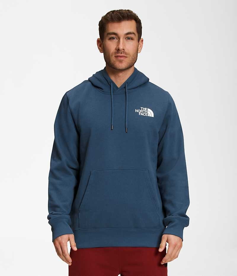 The North Face Box NSE Pullover Φουτερ με Κουκουλα ανδρικα μπλε | GR NLABDPF