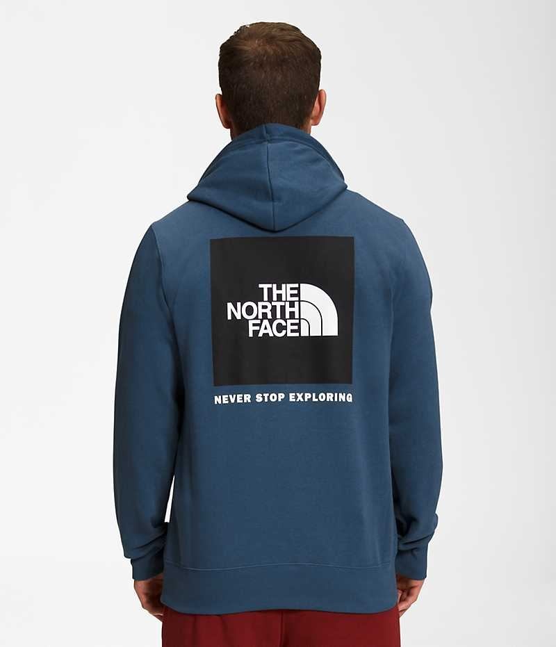 The North Face Box NSE Pullover Φουτερ με Κουκουλα ανδρικα μπλε | GR NLABDPF