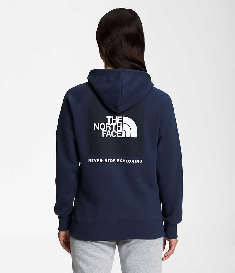 The North Face Box NSE Pullover Φουτερ με Κουκουλα γυναικεια σκουρο μπλε | ATHENS PUMDAGO