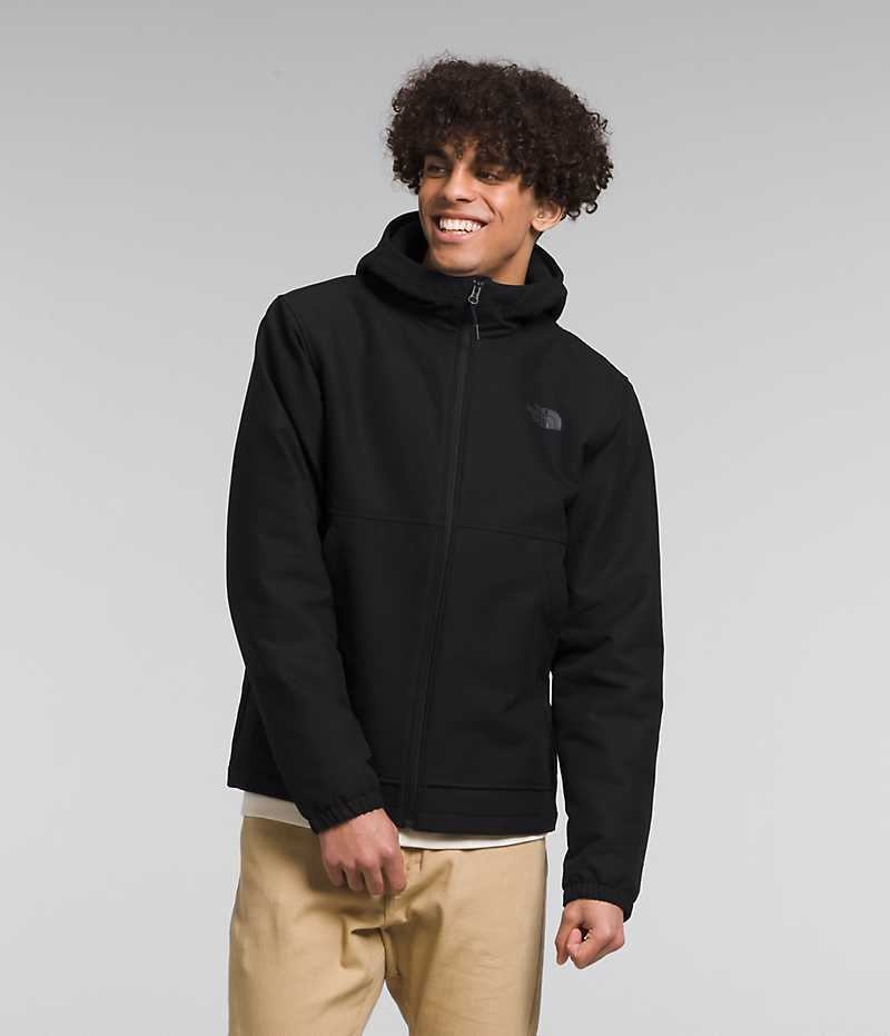 The North Face Camden Thermal Hoodie Softshell μπουφαν ανδρικα μαυρα | ATHENS CRSLJOY